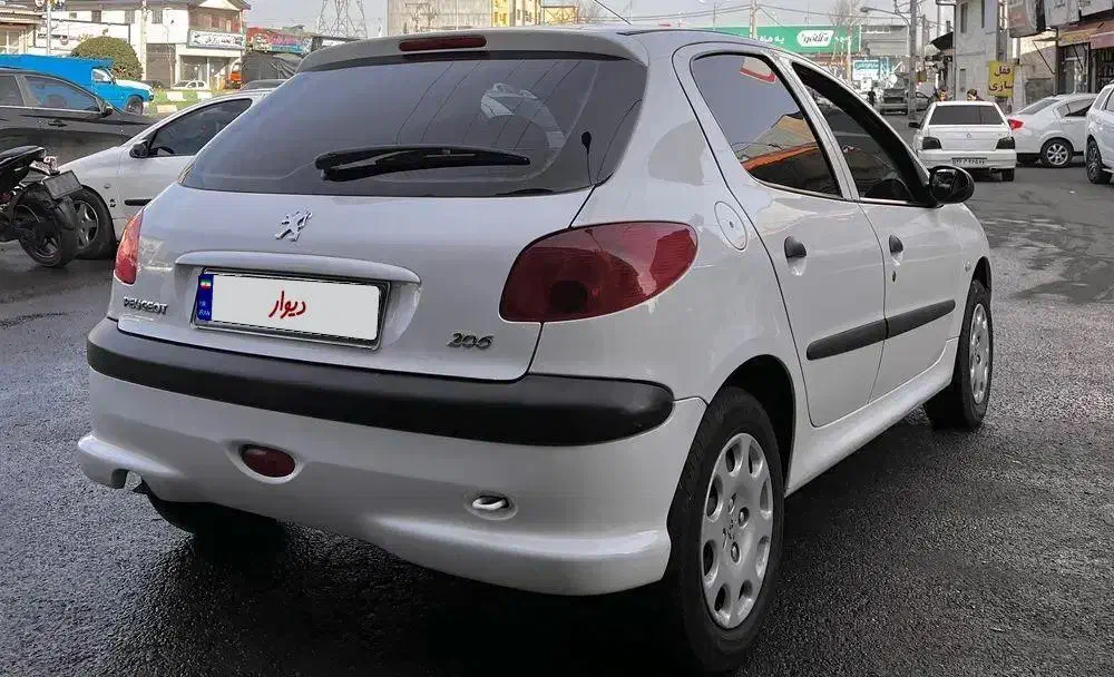 ۲۰۶ بی رنگ|خودرو سواری و وانت|رشت, جانبازان|دیوار