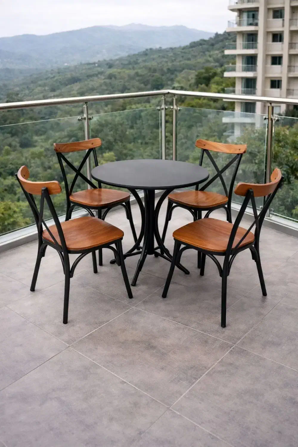 صندلی پلاستیکی میز غذا خوری کافه باغی تراس|میز و صندلی غذاخوری|تهران, سلسبیل شمالی|دیوار