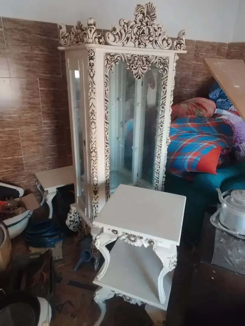 مبل چستر اصل بهمراه بوفه وجلومبلی|مبلمان خانگی و میز عسلی|ارومیه, |دیوار