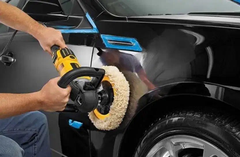 واکس و پولیش و احیای رنگ خودرو ... آخسمه|خدمات موتور و ماشین|بناب, |دیوار