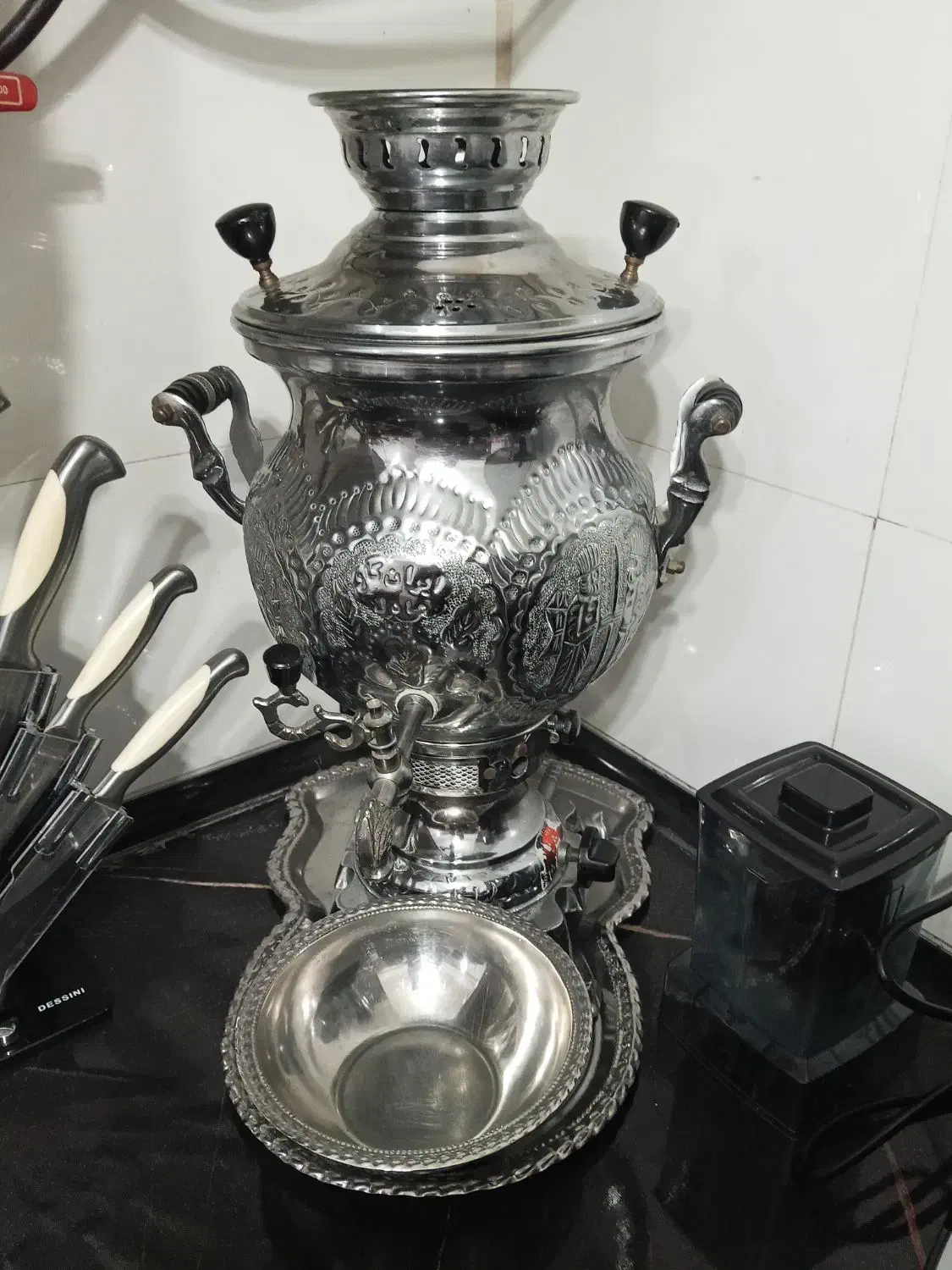 سماور برنجی  و استیل نو و پارچ برنجی|سماور، چای‌ساز، قهوه‌ساز|مشهد, رسالت|دیوار