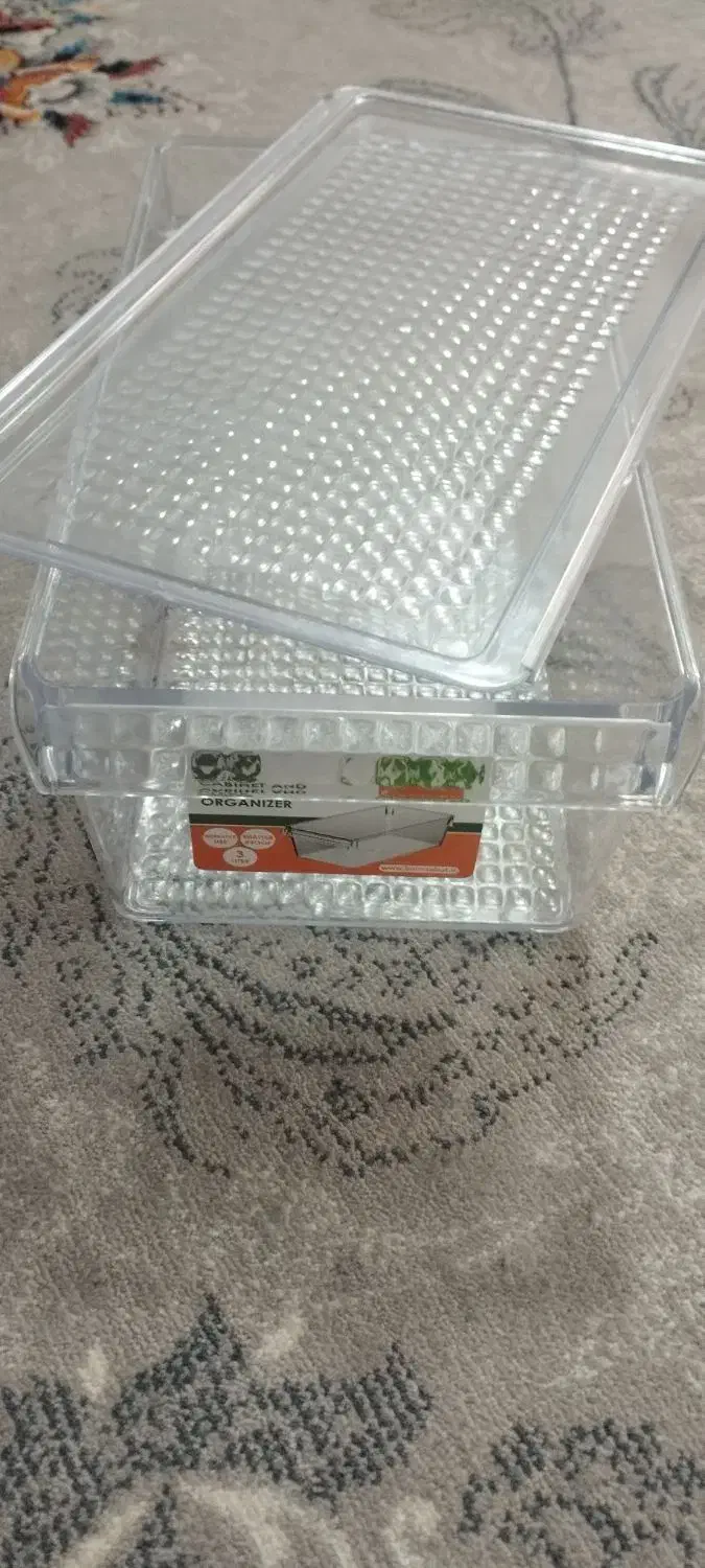 نظم دهنده یخچال ۴عدد|ظروف نگهدارنده، پلاستیکی، یک‌بارمصرف|بیرجند, |دیوار