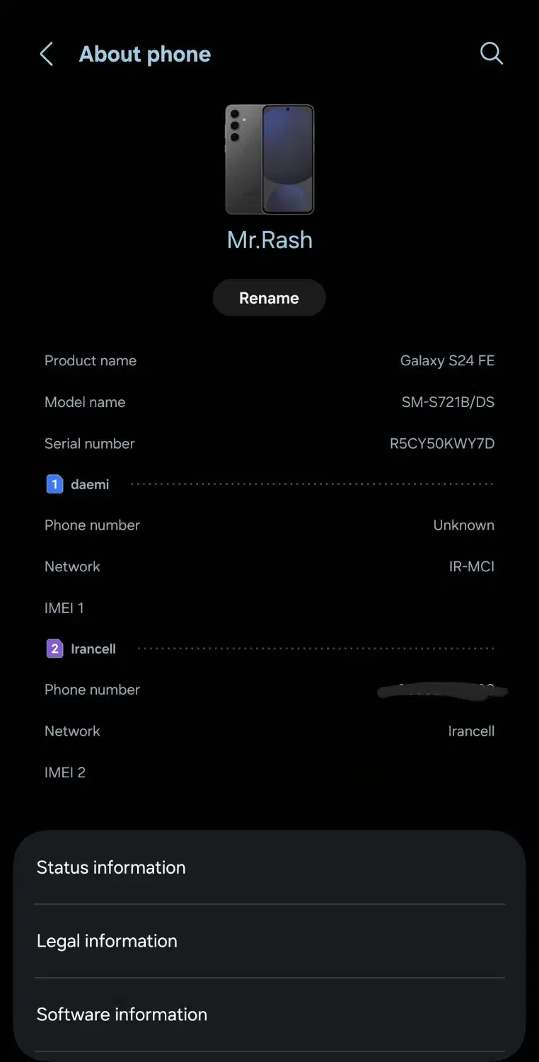 سامسونگ s24 fe|موبایل|کاشمر, |دیوار