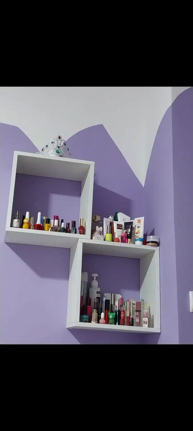 شلف دیواری سالمه سالم|کتابخانه، شلف، قفسههای دیواری|ساری, |دیوار