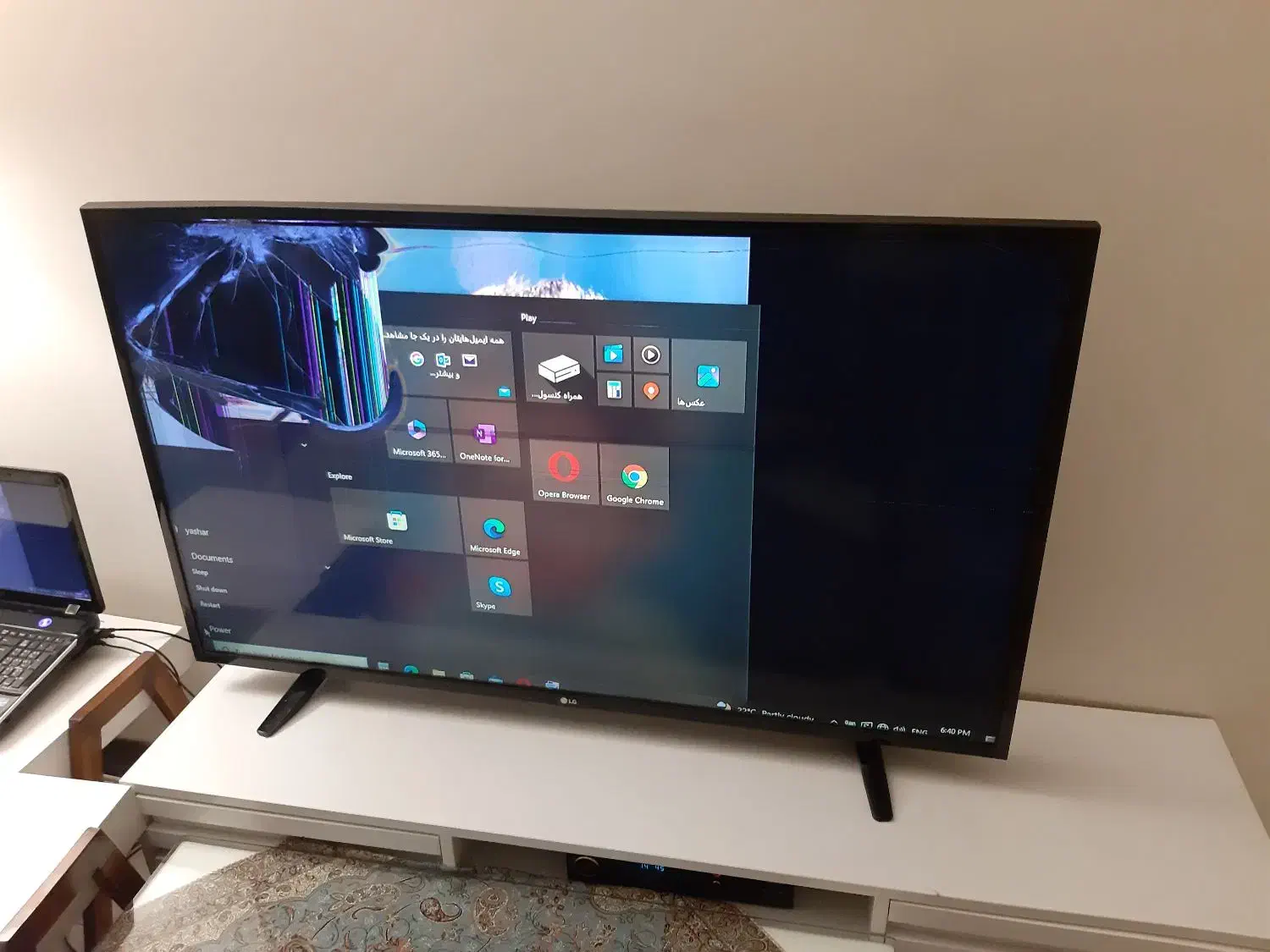 فروش تلویزیون شکسته|تلویزیون و پروژکتور|کرج, محمود آباد|دیوار