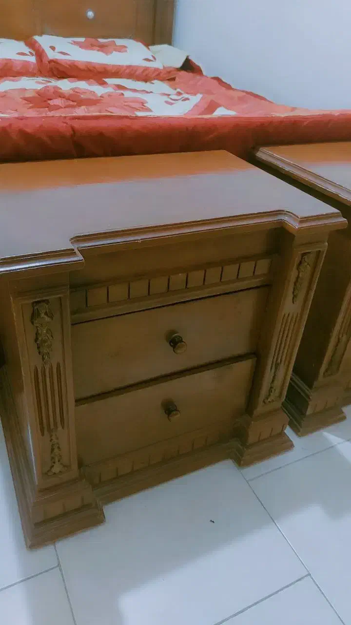 سرویس تخت خواب تمام چوب  همراه خوشخواب|تخت و سرویس خواب|مشهد, گلبرگ|دیوار