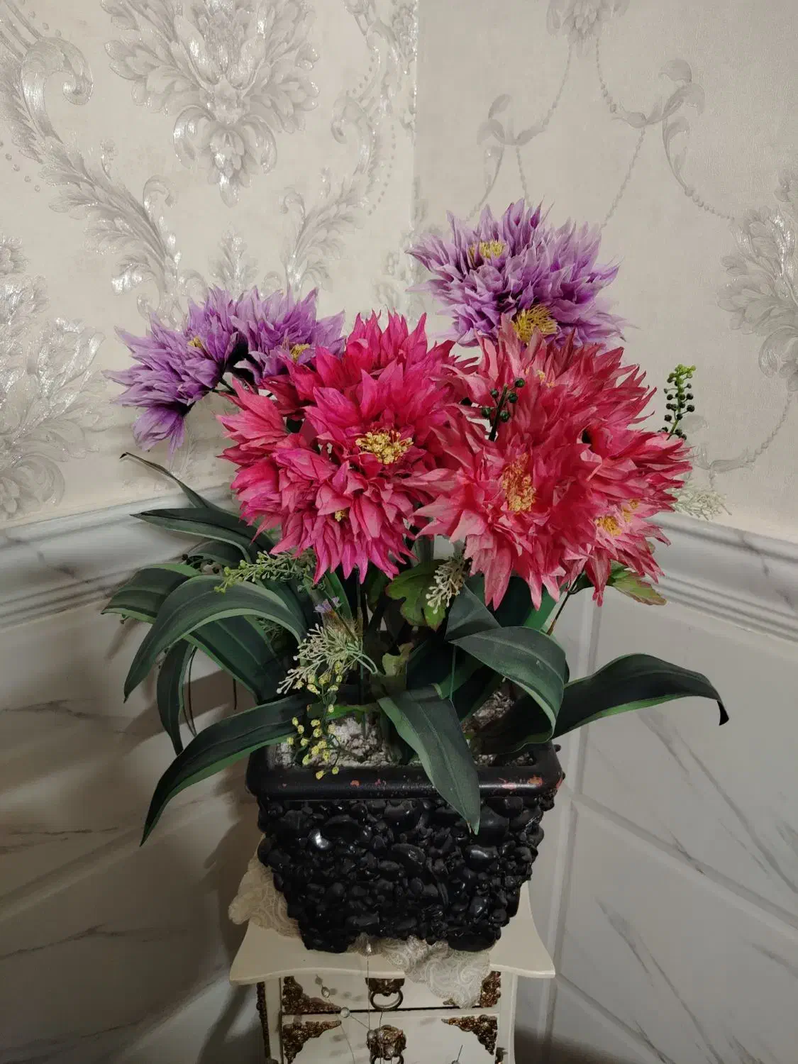 گل وگلدان|گل مصنوعی|ساوه, |دیوار