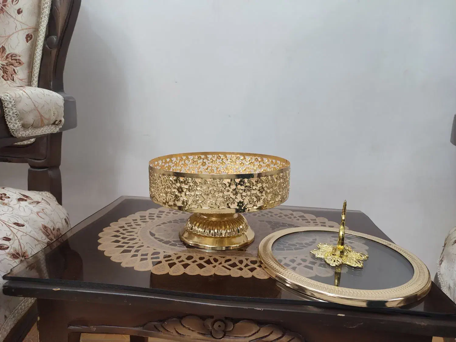 جا شکلاتی طلایی|ظروف سرو و پذیرایی|کرمانشاه, |دیوار