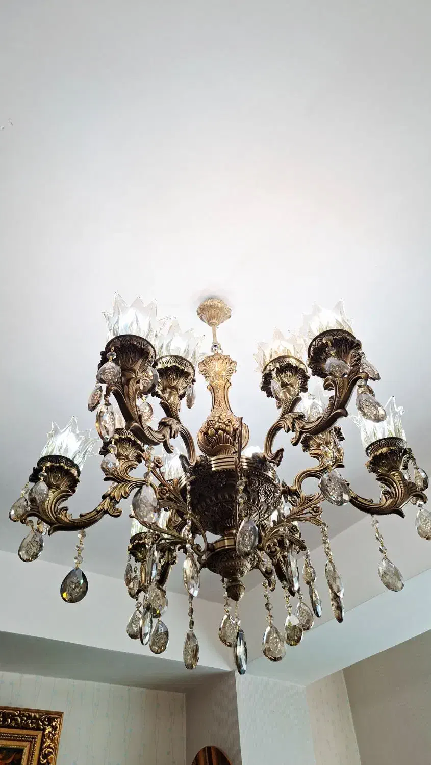 لوستر برنز|لوستر و چراغ آویز|سهند, |دیوار