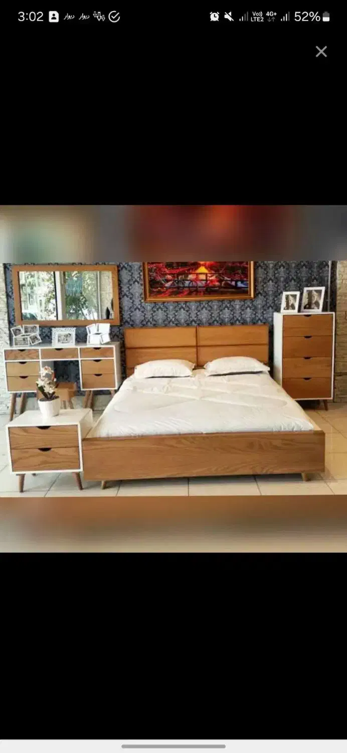 انواع سرویس خواب یک نفره و دو نفره|تخت و سرویس خواب|کرمانشاه, |دیوار