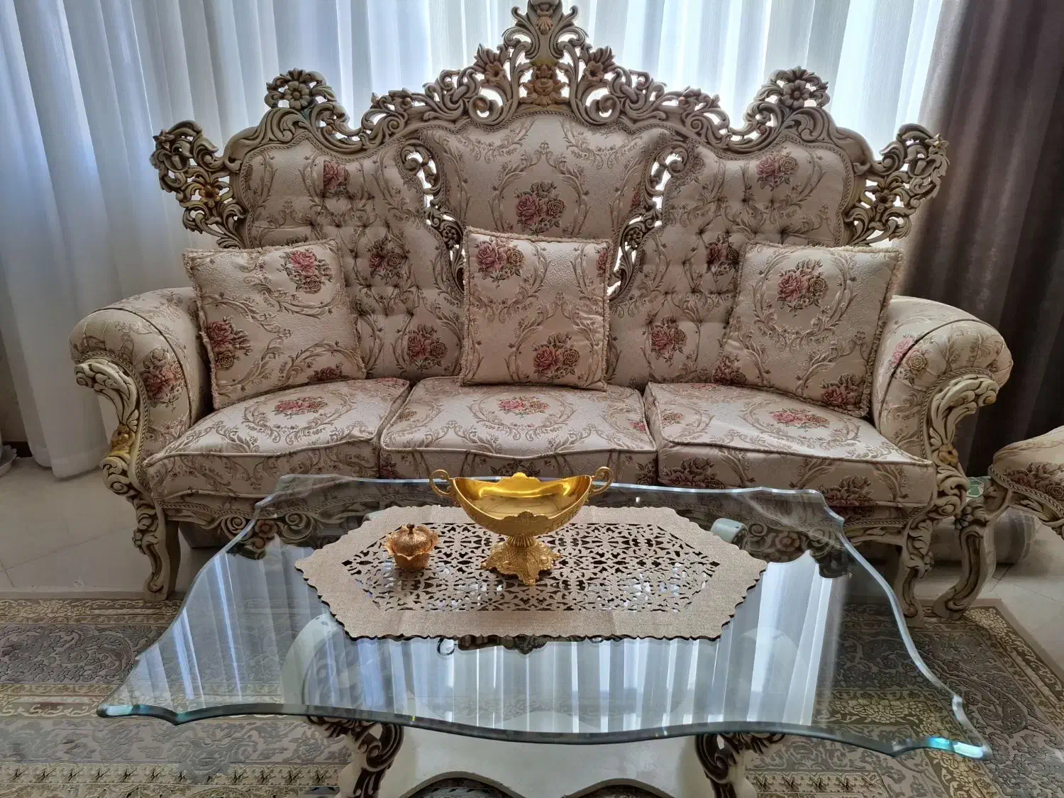 مبل سلطنتی|مبلمان خانگی و میز عسلی|مشهد, سرافرازان|دیوار