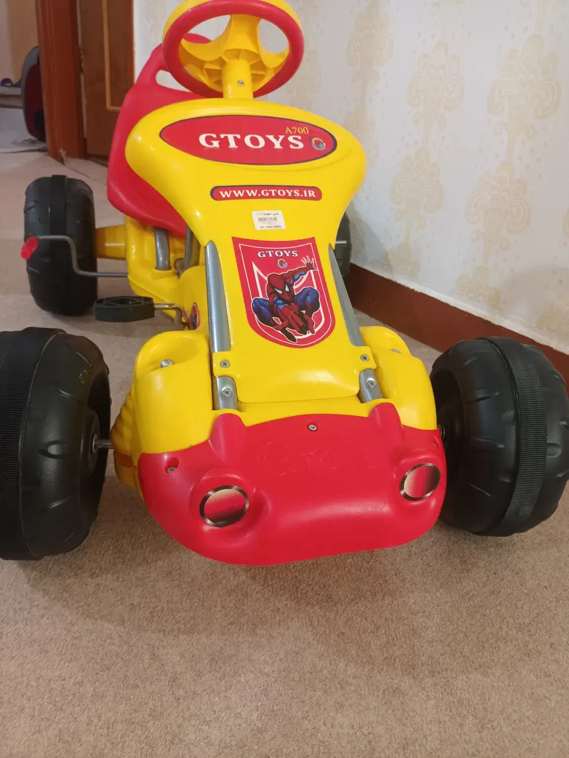 ماشین چهار چرخ رکاب دار|اسباببازی بچه|ایذه, |دیوار