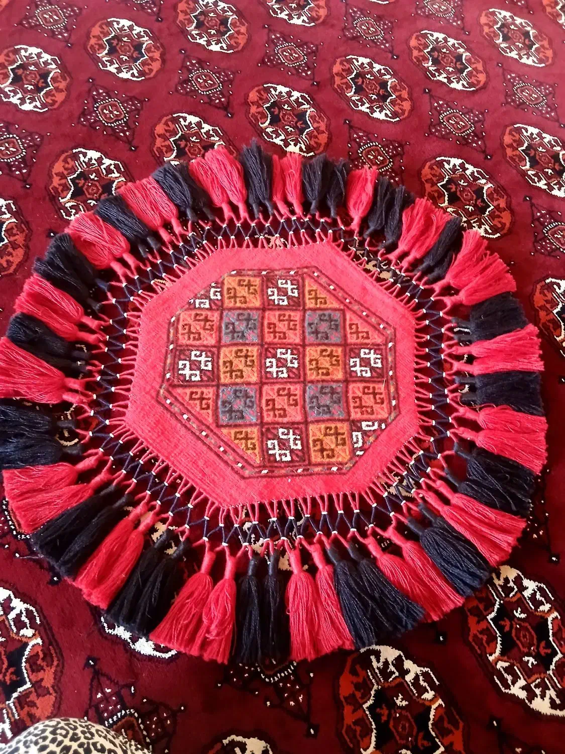 زیر گلدانی خوشرنگ نو|صنایع دستی و سایر لوازم تزئینی|آق قلا, |دیوار