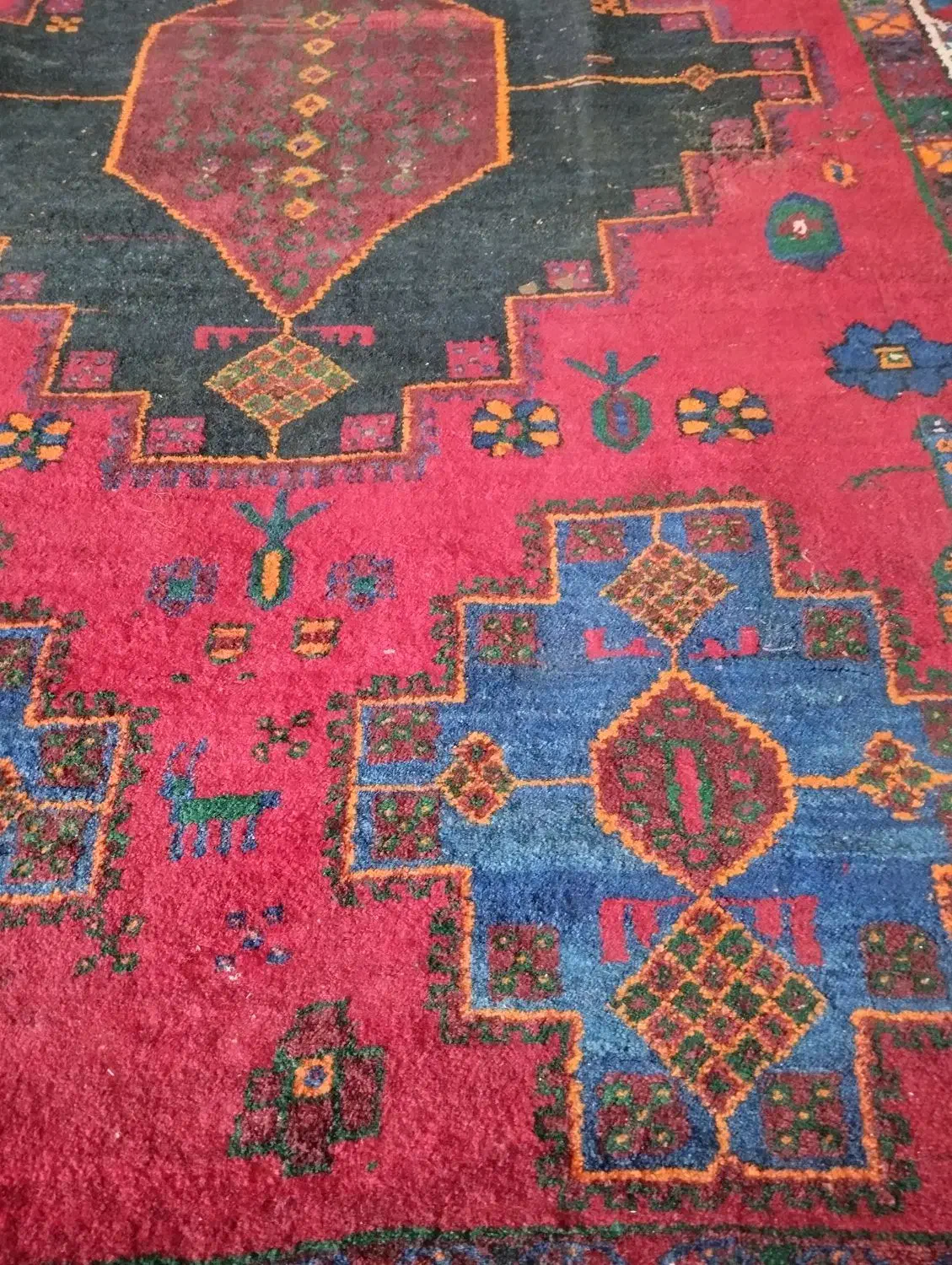 قالی دستباف|فرش|کرمان, |دیوار