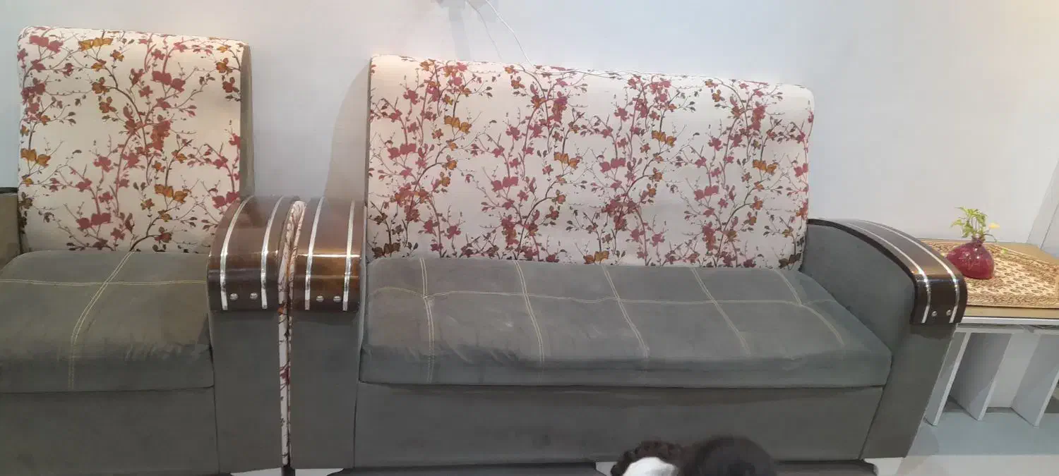 مبل ۷ نفره با جلو مبلی|مبلمان خانگی و میز عسلی|صومعهسرا, |دیوار