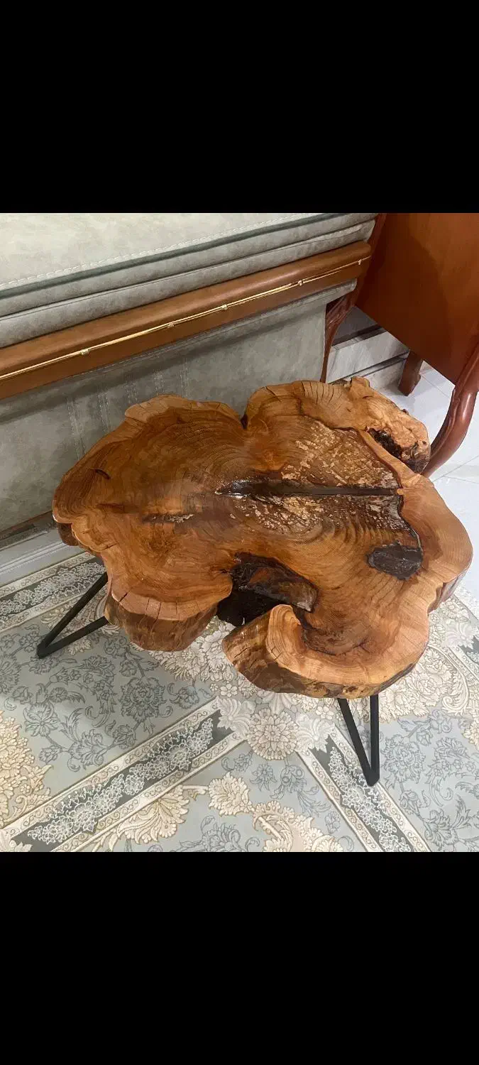 فروش سه عدد میز عسلی چوب طبیعی و پینترستی|مبلمان خانگی و میز عسلی|تربتحیدریه, شهرک ولیعصر|دیوار