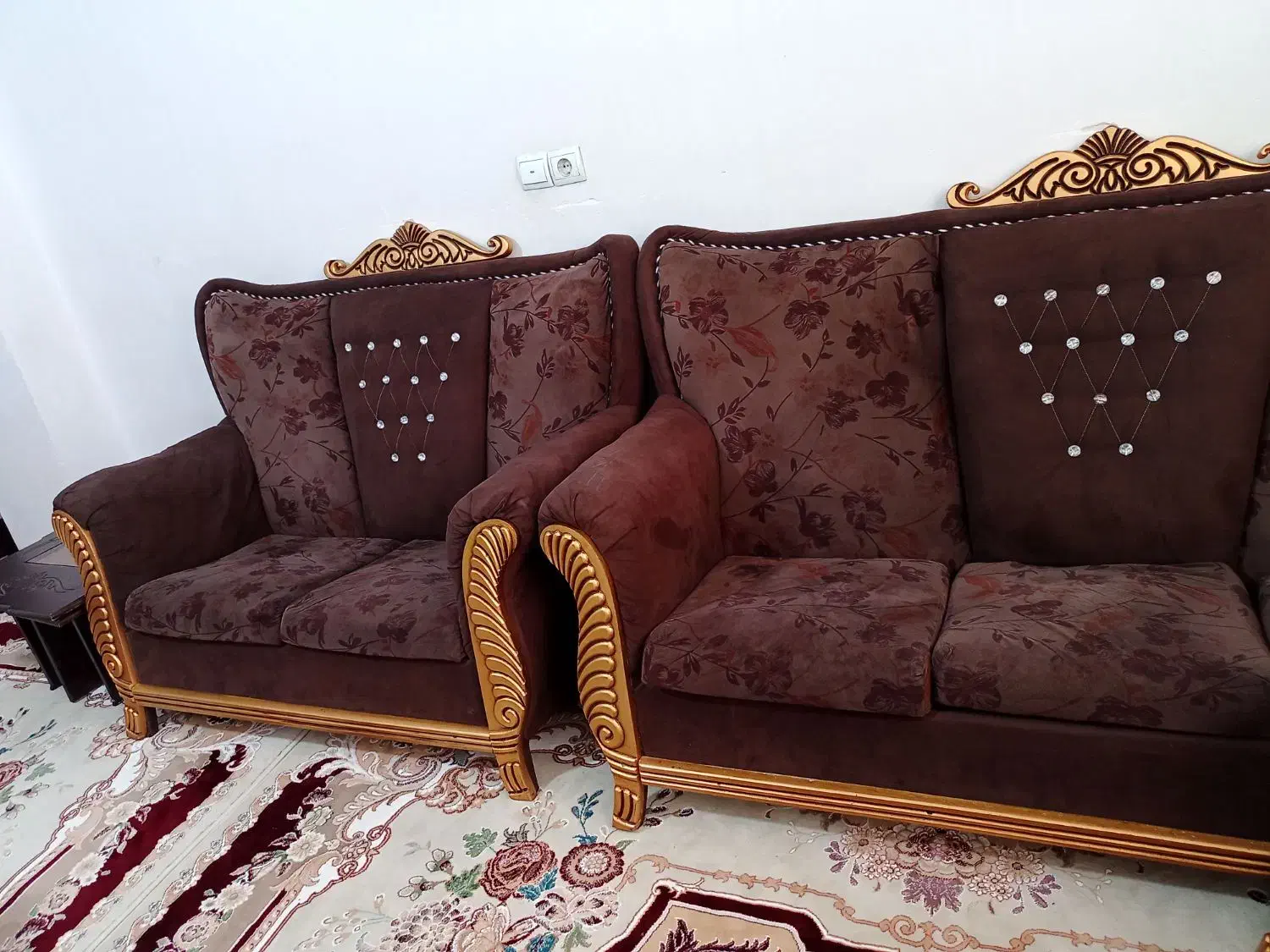 مبل 7نفره.|مبلمان خانگی و میز عسلی|قم, سید معصوم|دیوار