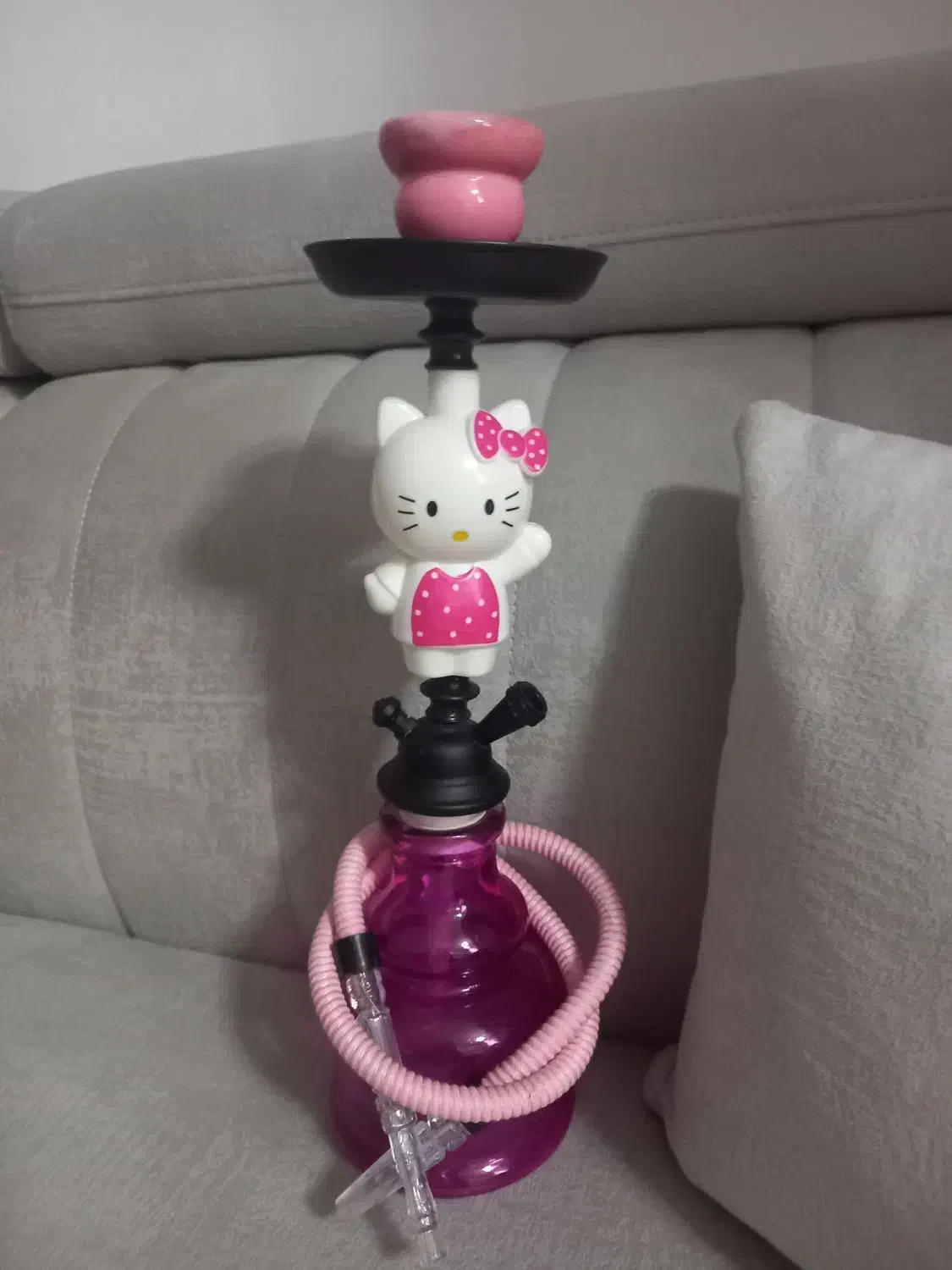 قلیون کیتی صورتی سالم|کلکسیون و سرگرمی|اسلامشهر, شهرک واوان|دیوار