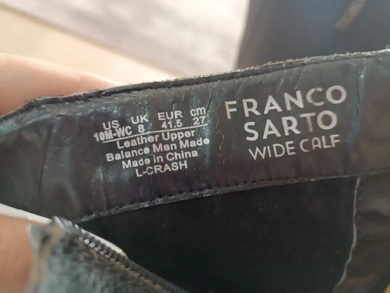 بوت چرم ساق بلند ۴۱ ۴۲  مجلسی مشکی سایز ۴۰ ۴۱ نو|کیف، کفش، کمربند|شاهین‌شهر, مخابرات (شهید بهشتی)|دیوار