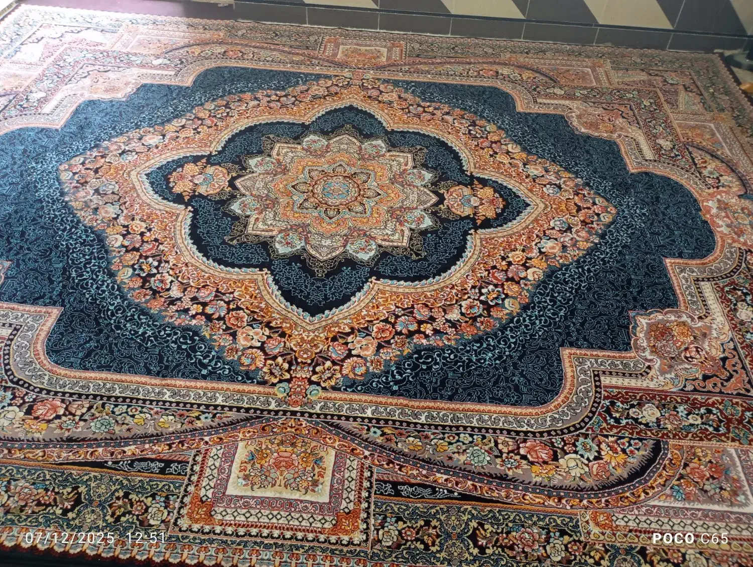 فرش ۱۲ متری|فرش|دزفول, |دیوار