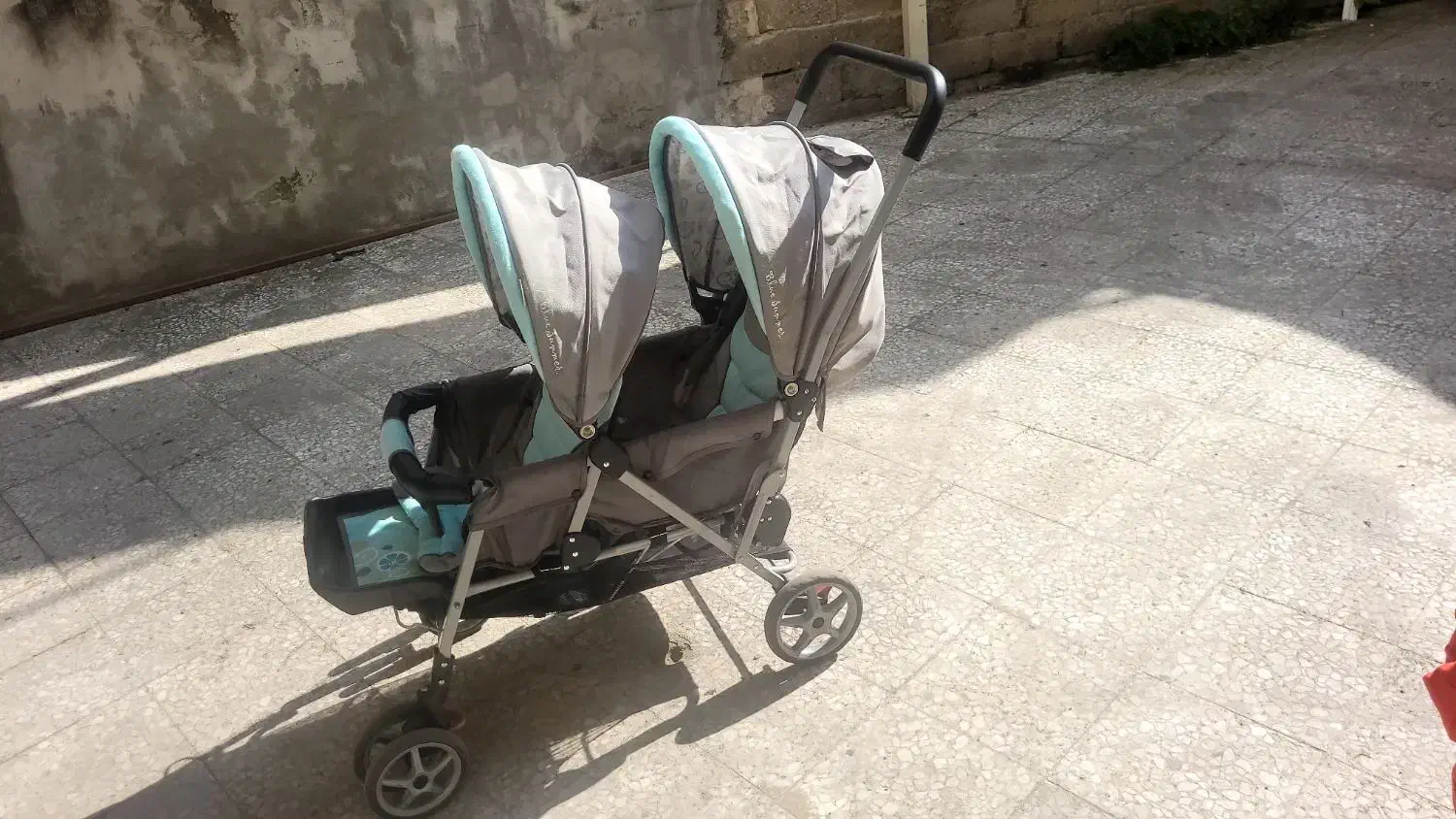 کالسکه دوقلوی خارجی فوق العاده در حد نو|کالسکه و لوازم جانبی|صومعهسرا, |دیوار