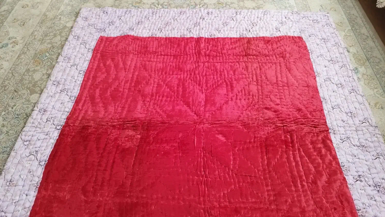 لحاف کرسی روتختی مخمل|رختخواب، بالش، پتو|فولادشهر, B7|دیوار