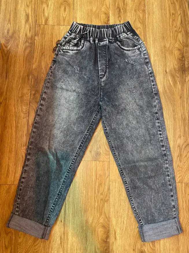 کت جین و شلوار مام استایل ذغال سنگی|کفش و لباس بچه|مشهد, سجاد شهر|دیوار