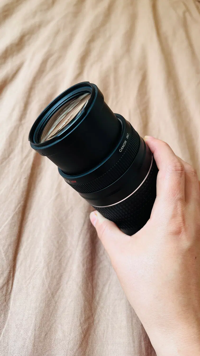 لنز Canon 75-300 USM تلهفوتو + CPL hama|دوربین عکاسی و فیلمبرداری|تهران, نارمک جنوبی|دیوار
