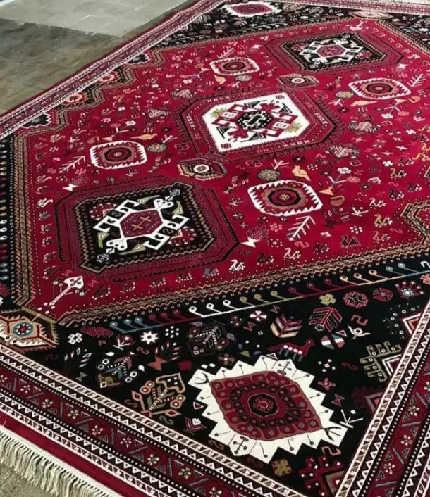 یک عدد فرش ۹ متری ۱۰۰۰ شانه|فرش|همایجان, |دیوار