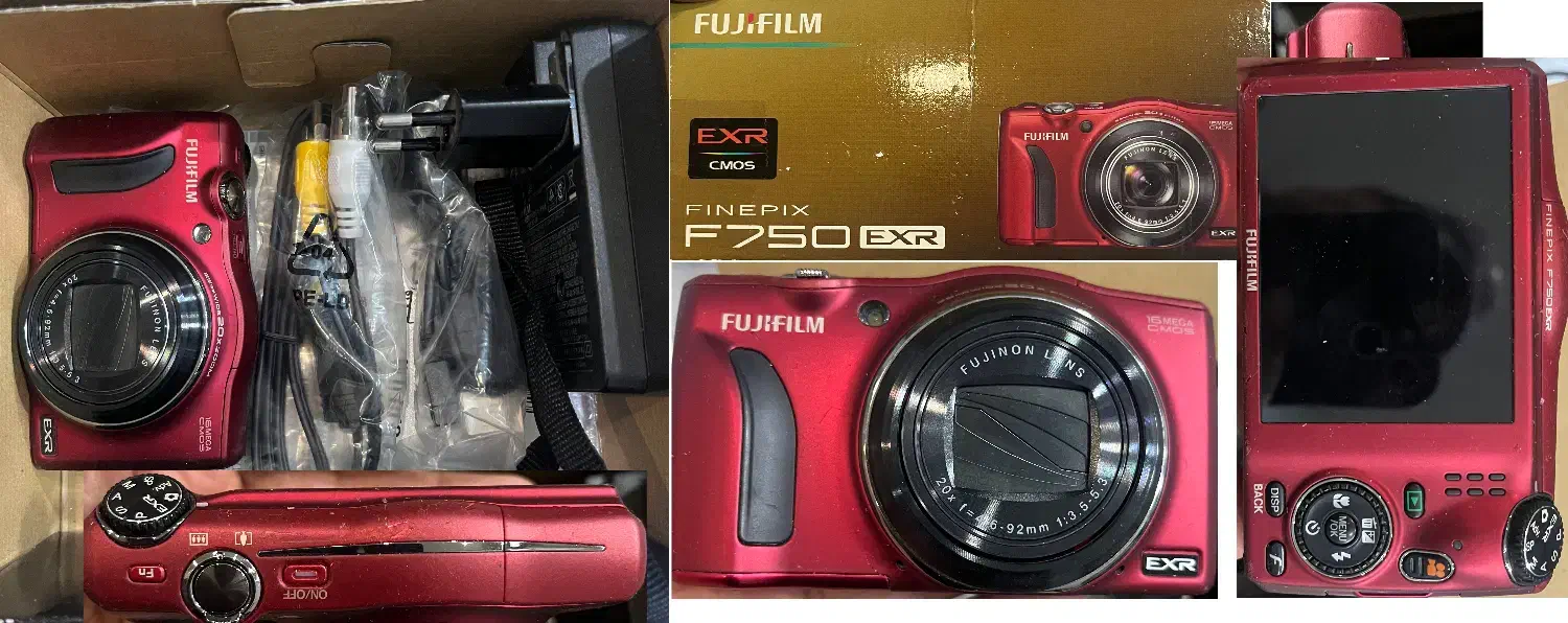 فروش دوربین فوجی F750 EXR با زوم 20X|دوربین عکاسی و فیلم‌برداری|سقز, |دیوار