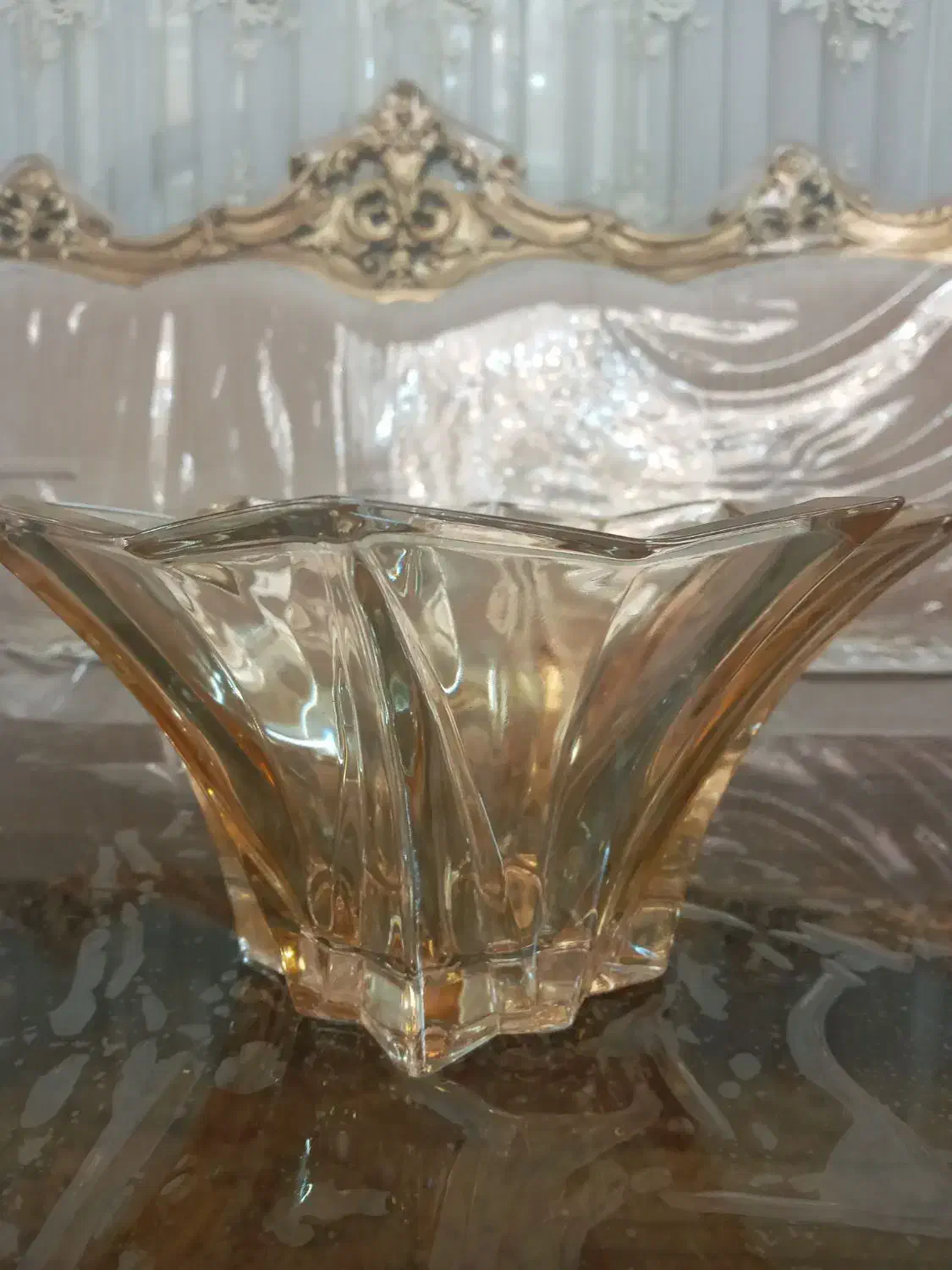 شکلات خوری طلایی رنگ|صنایع دستی و سایر لوازم تزئینی|قم, بکایی|دیوار