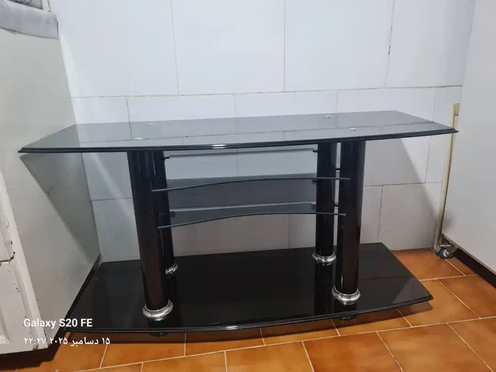 میز شیشه ای تلویزیون|میز تلویزیون|اسکو, |دیوار