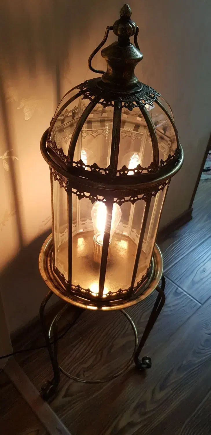 آباژور مراکشی با لامپ ادیسونی|چراغ خواب و آباژور|تهران, جنت‌آباد جنوبی|دیوار