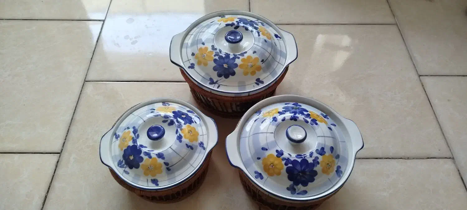 قابلمه های گل پنبه ای وتابه گل پنبه ای|ظروف سرو و پذیرایی|قم, در بهشت|دیوار