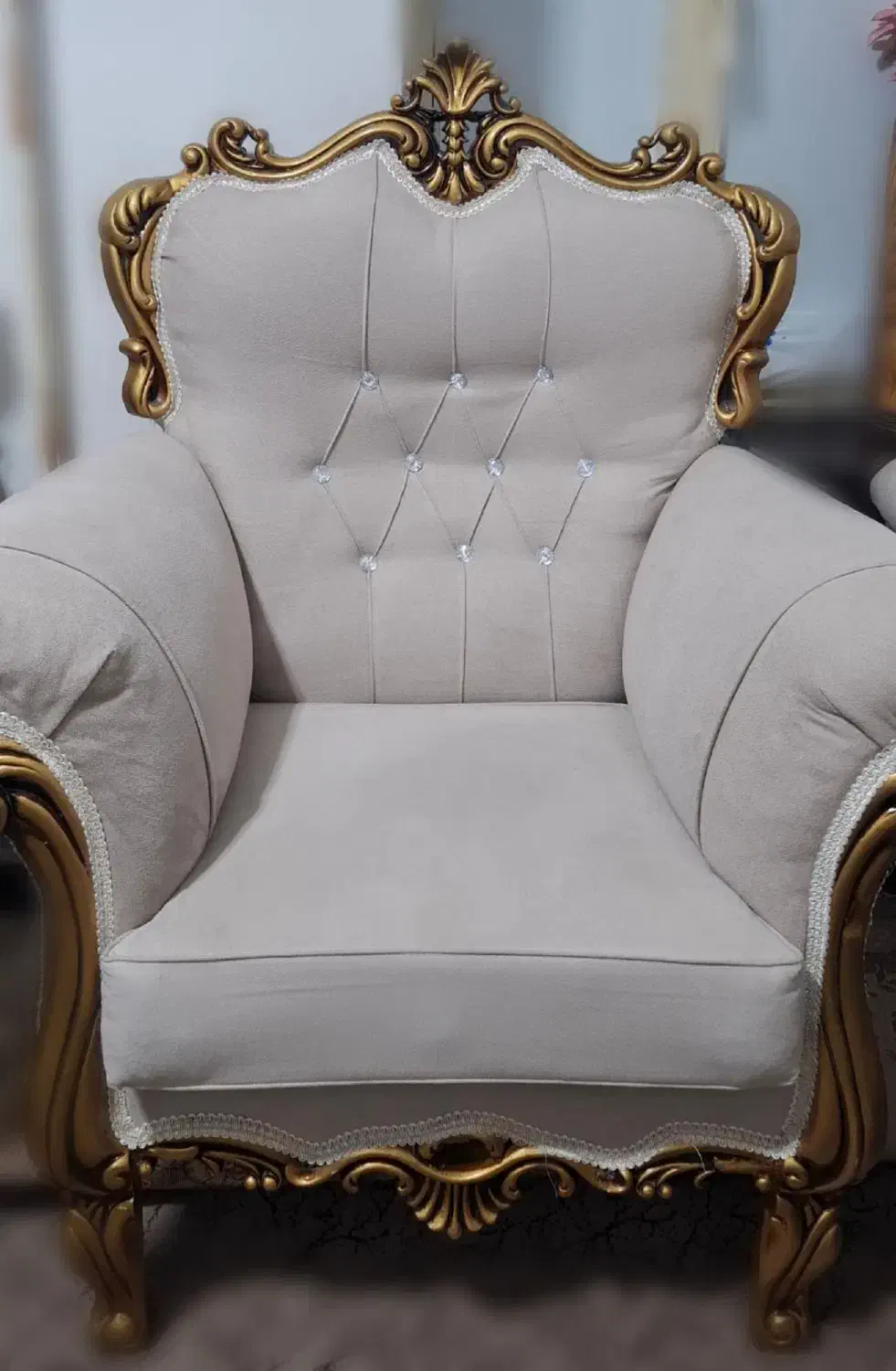 مبل سلطنتی ۱۲نفره|مبلمان خانگی و میز عسلی|اندیمشک, |دیوار