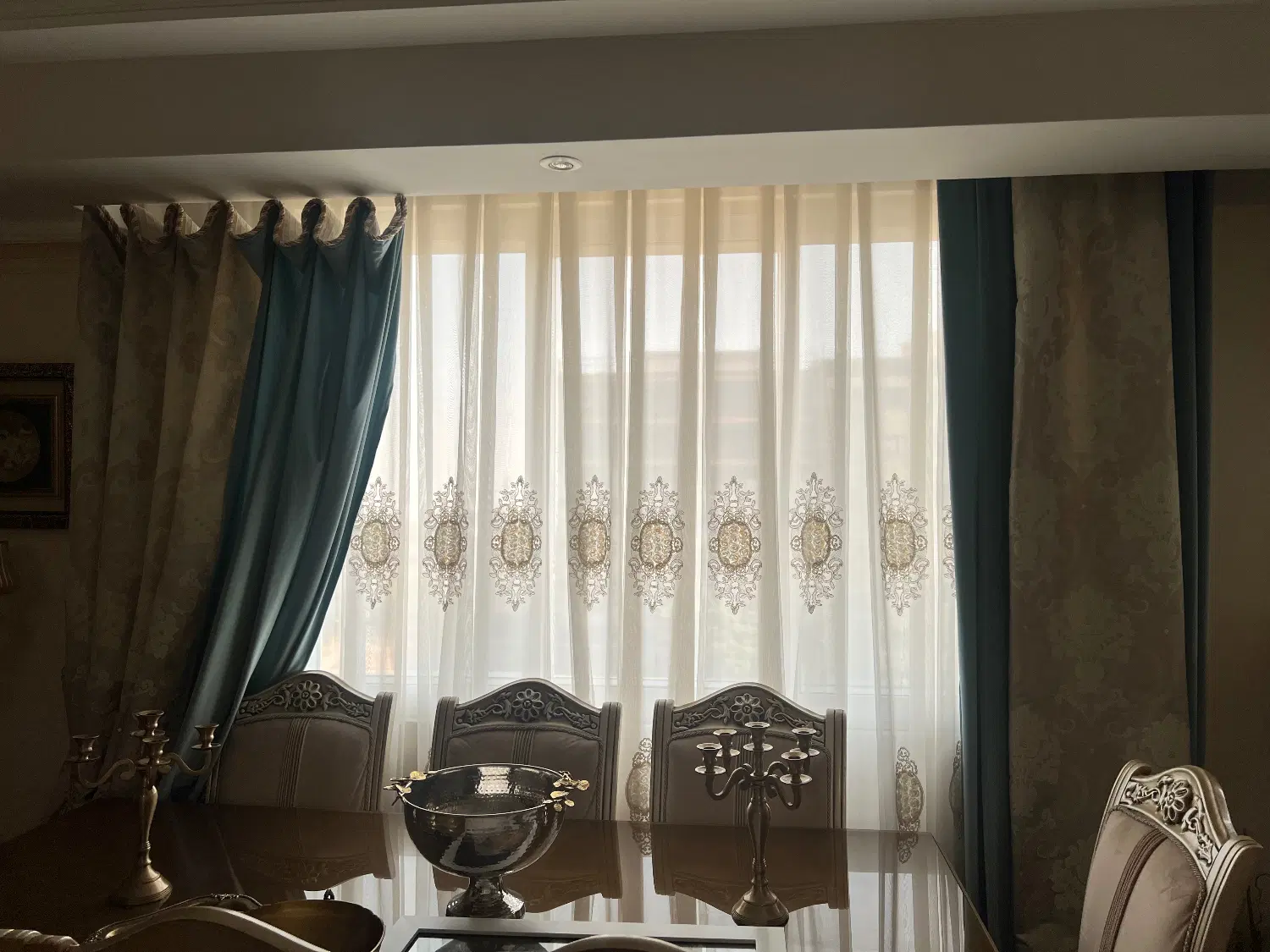 پرده پذیرایی|پرده، رانر، رومیزی|تهران, سعادتآباد|دیوار