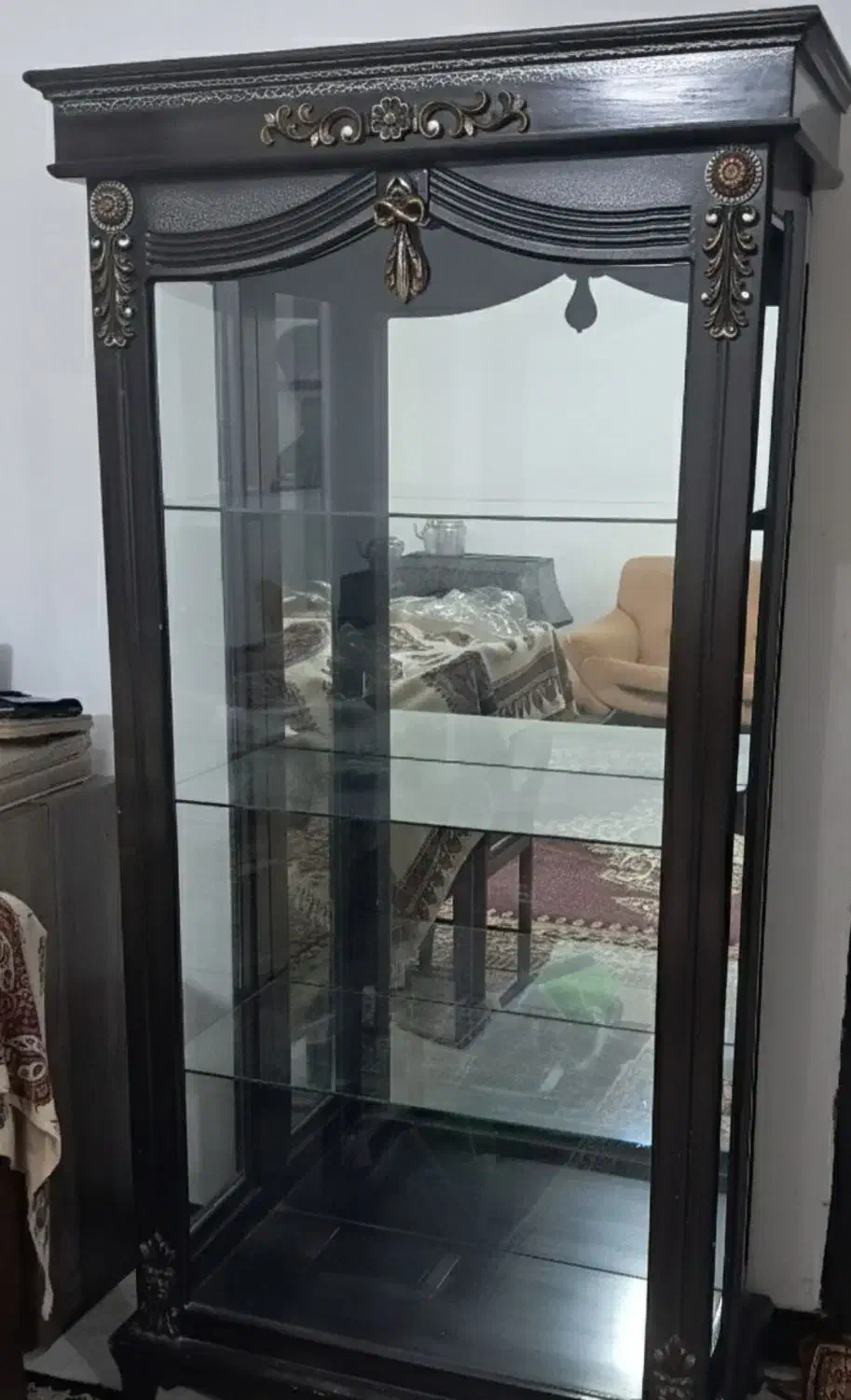 بوفه کلاسیک چوبی و شیشه ای|بوفه، ویترین، کنسول|محمدشهر, محمدشهر|دیوار