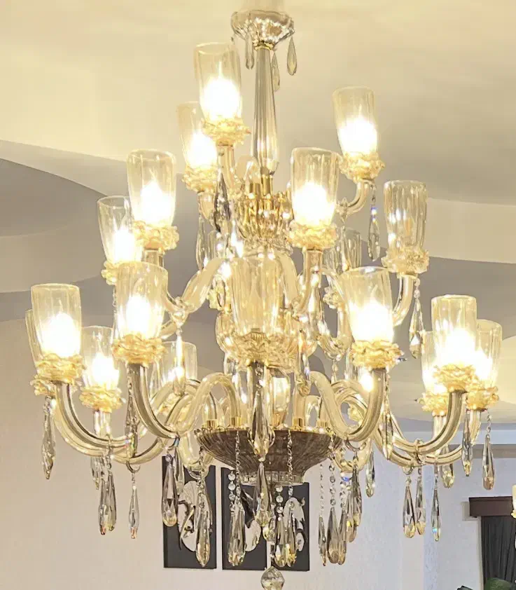 لوستر کریستالی|لوستر و چراغ آویز|گرگان, |دیوار