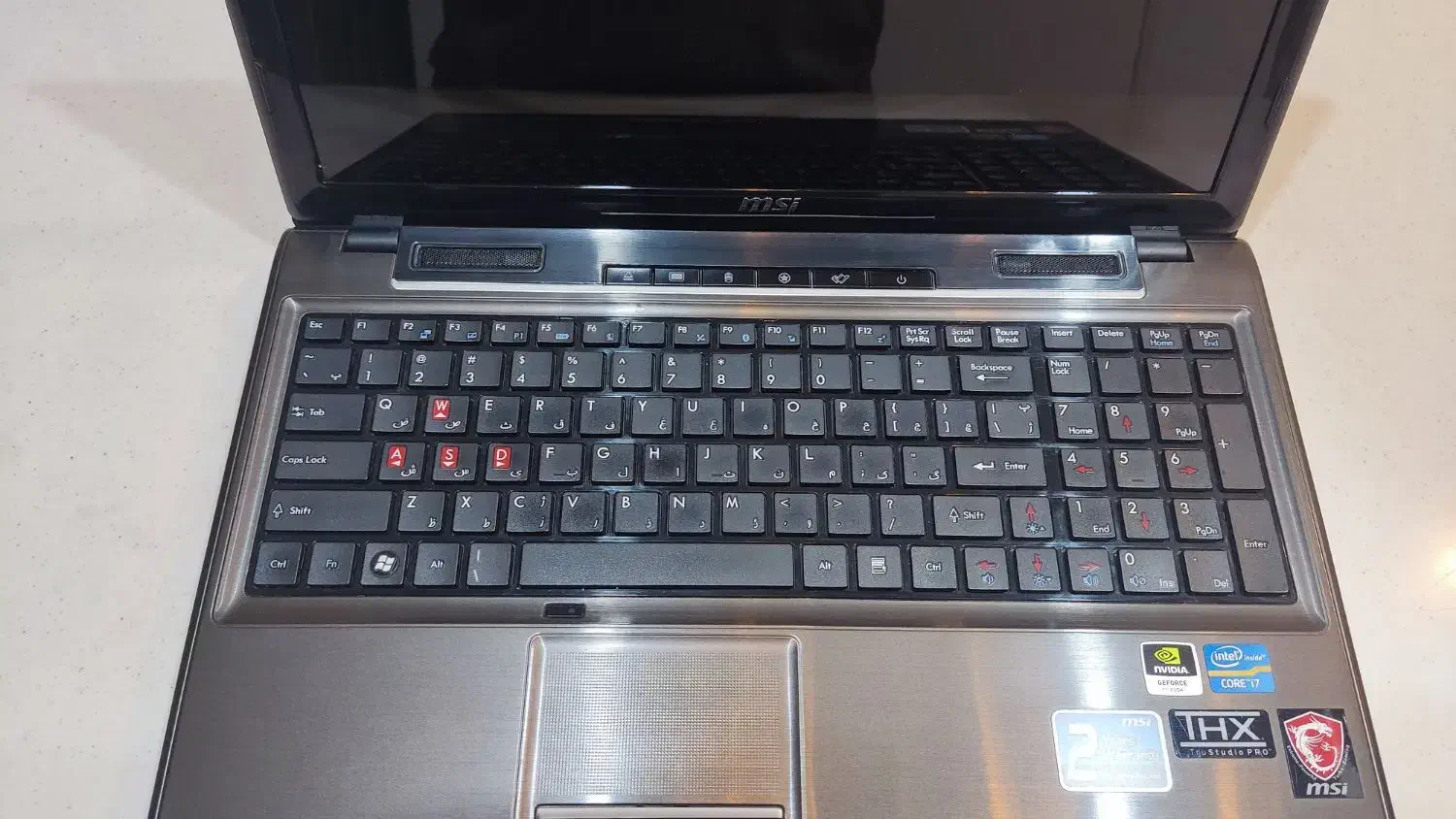 لپ تاپ msi ge620dx|رایانه همراه|کرج, مطهری|دیوار