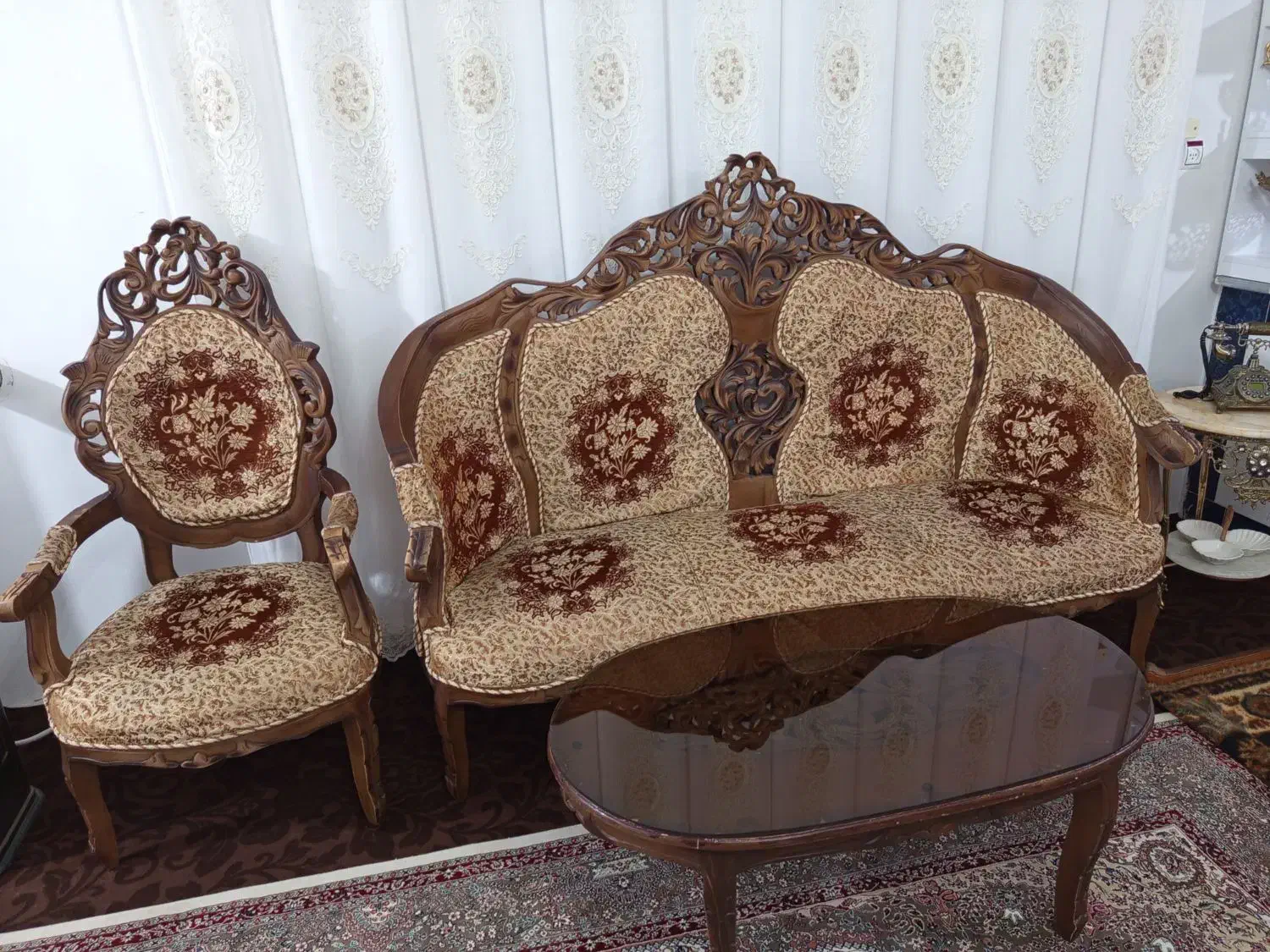 مبل ۹نفره|مبلمان خانگی و میز عسلی|سلماس, |دیوار