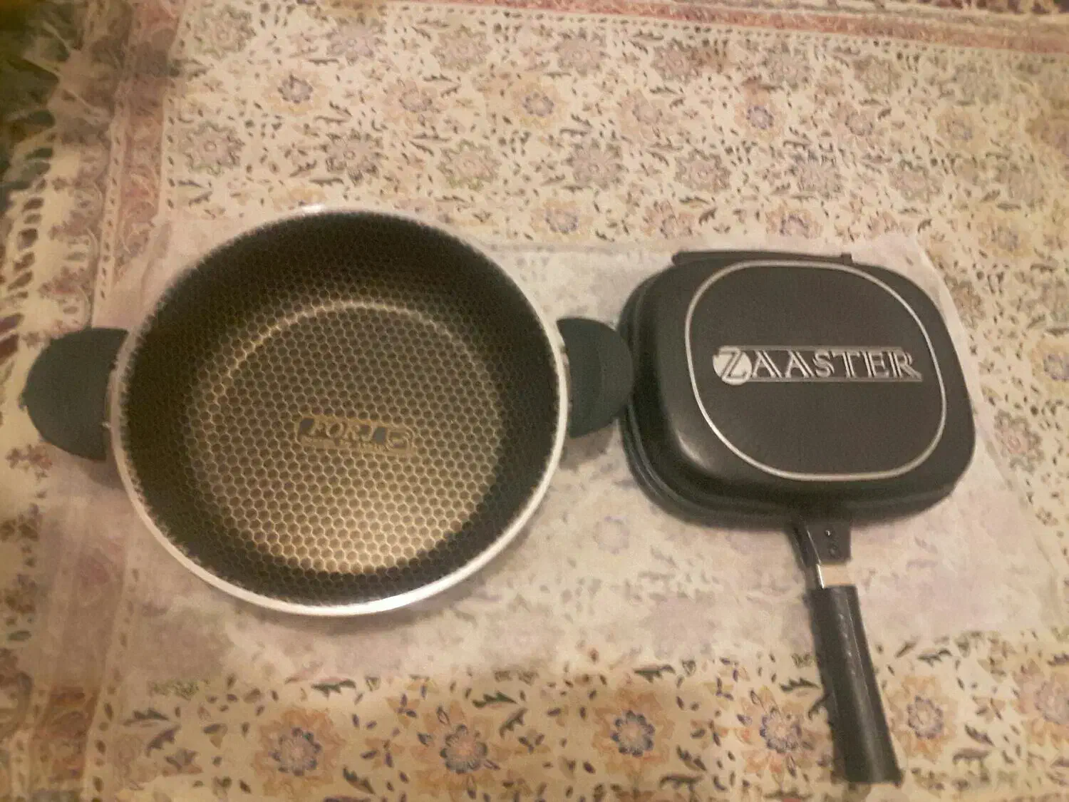 ماهیتابه گریل دو طرفه و ماهیتابه تفلون|ظروف پخت‌وپز|بندر ترکمن, |دیوار