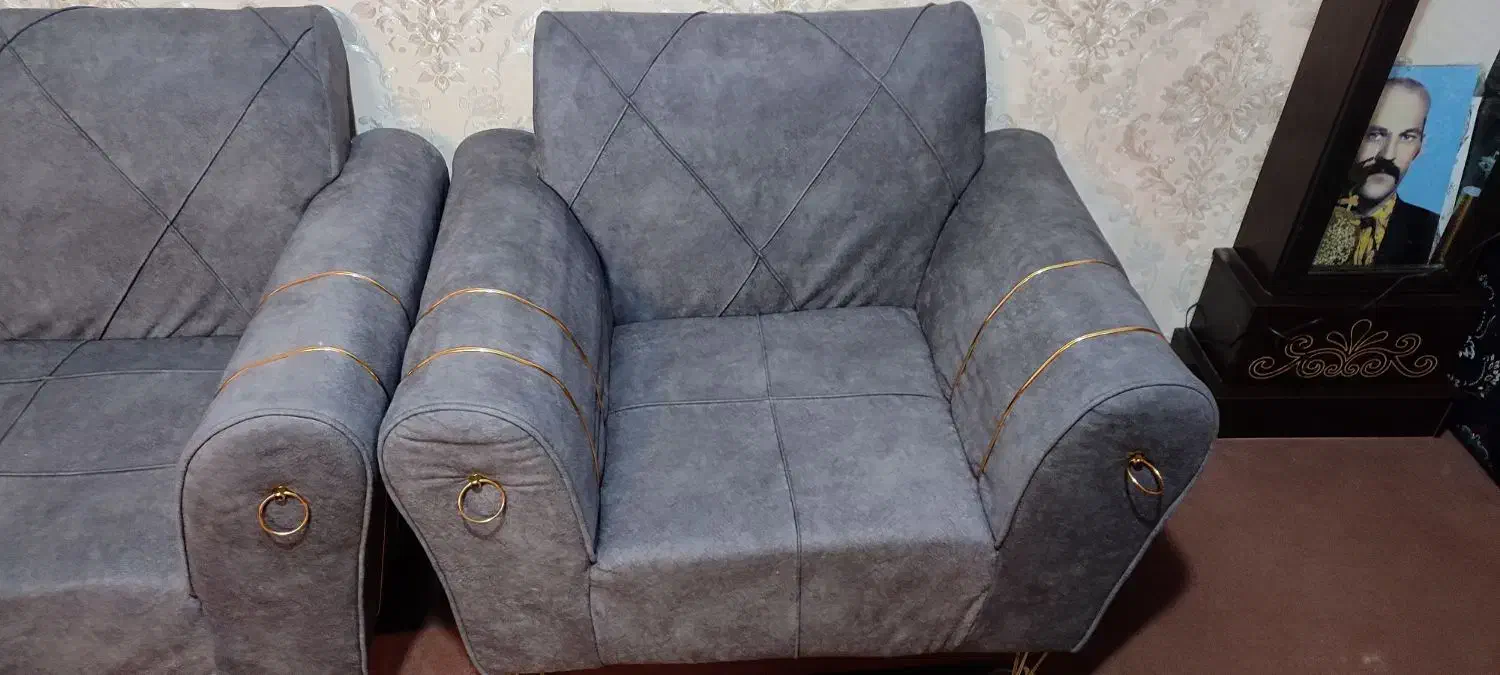 مبل چهار نفره در حد نو|مبلمان خانگی و میز عسلی|سنندج, |دیوار