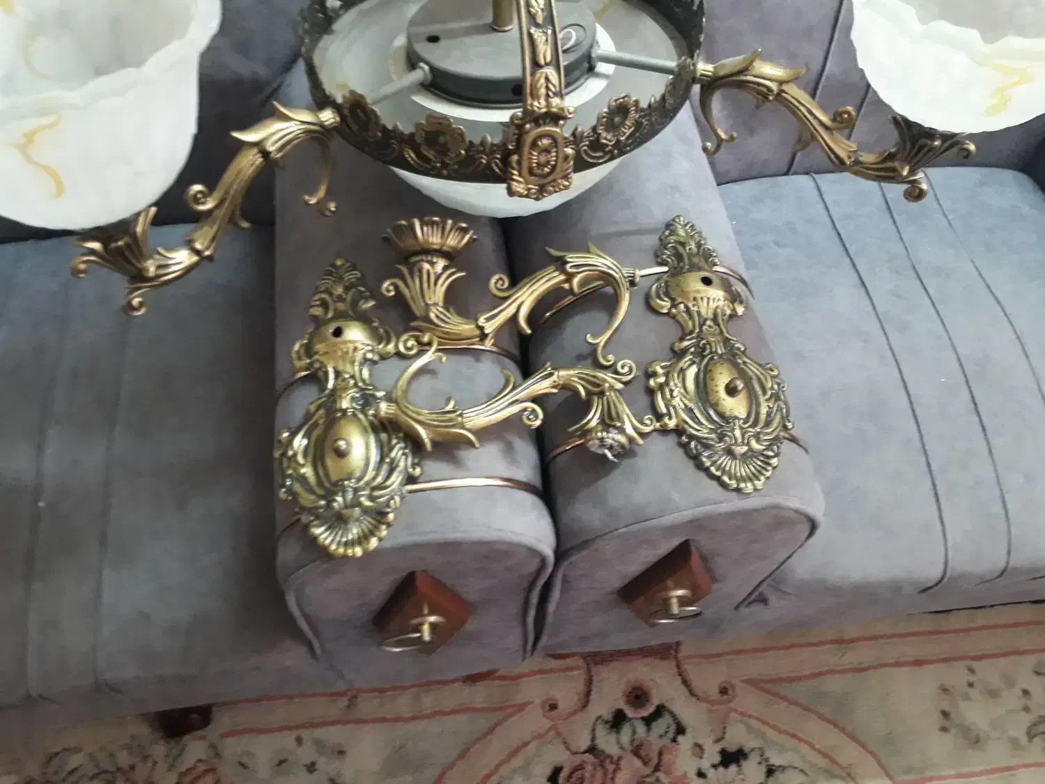 لوستر انتیک|لوستر و چراغ آویز|کرج, حیدرآباد|دیوار