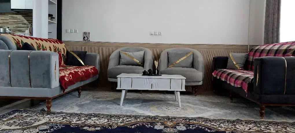 یک دست مبل جنس عالی پارچه عالی|مبلمان خانگی و میز عسلی|رفسنجان, |دیوار