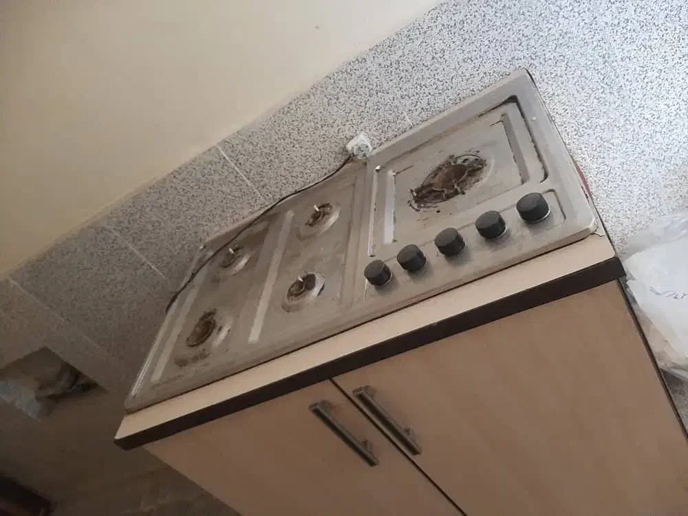 گاز صفحه ای با کمد در حد نو|اجاق گاز و لوازم برقی پختوپز|فولادشهر, مسکن مهر فولادشهر|دیوار