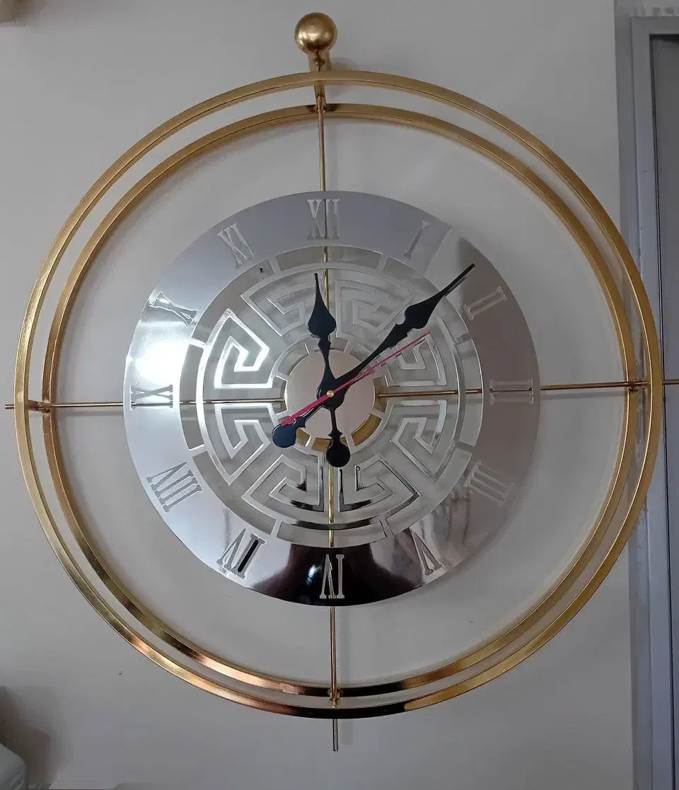 ساعت دیواری فلزی|ساعت دیواری و تزئینی|آق قلا, |دیوار