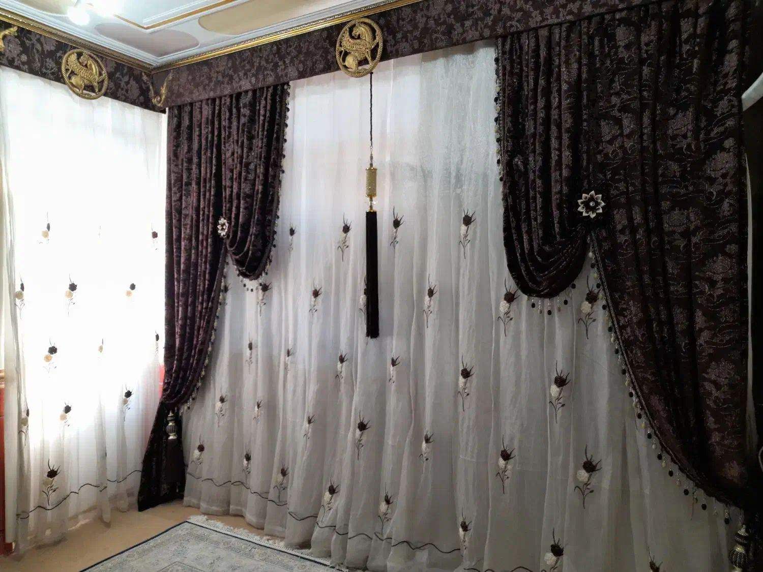 پرده|پرده، رانر، رومیزی|ایذه, |دیوار