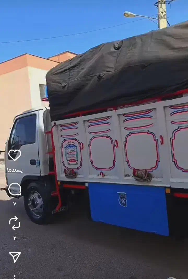 ایسوزو باری ۶ تن جهت حمل ونقل به تمام نقاط کشور|خودرو سنگین|خرمشهر, |دیوار