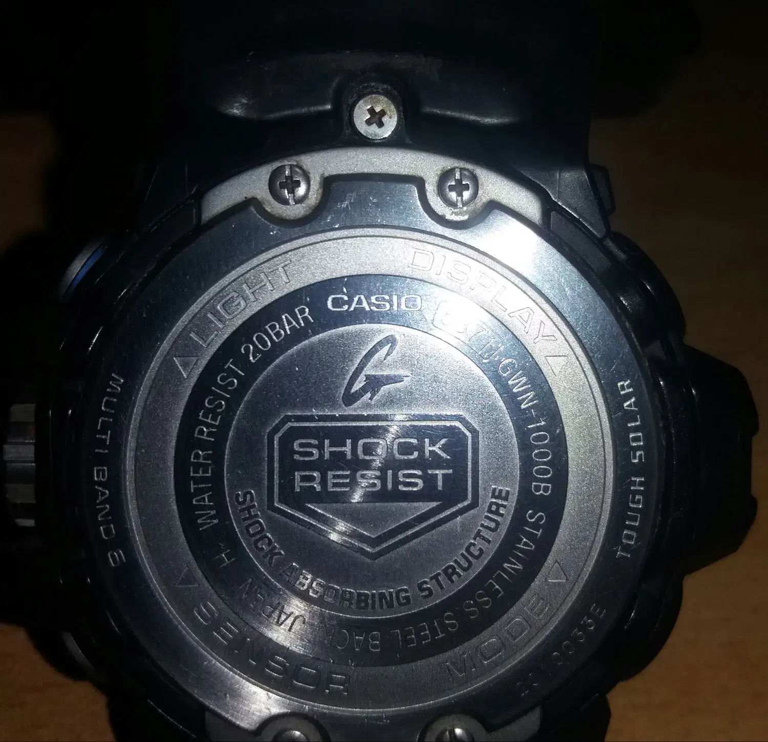 ساعت جی‌شاک  مدل GWN-1000B با سنسور سه‌گانه|ساعت|هشتگرد, هیو|دیوار