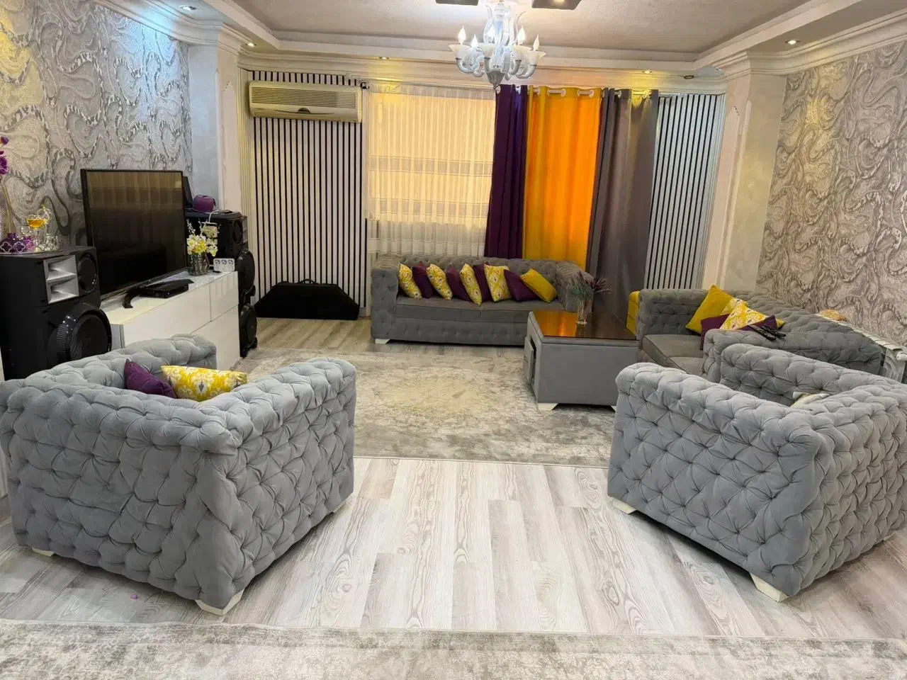 مبل چستر|مبلمان خانگی و میز عسلی|رشت, معلم|دیوار